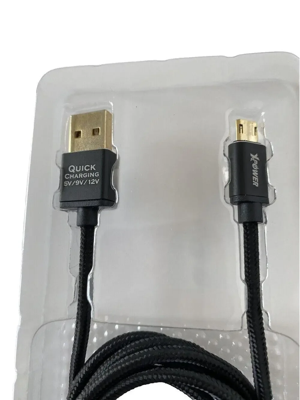 Gold-Plated Aluminum Alloy Micro USB Cable - Sync & Charge Nylon Cord, Durable!